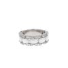 Flexible Chanel Ultra medium model ring in white gold, ceramic and diamonds - 360 thumbnail