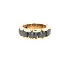 Flexible Chanel Ultra small model ring in yellow gold and ceramic - 360 thumbnail