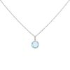 Bulgari Parentesi Cocktail necklace in white gold, topaz and diamonds - 00pp thumbnail