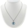 Bulgari Parentesi Cocktail necklace in white gold, topaz and diamonds - 360 thumbnail