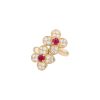 Bague Van Cleef & Arpels  en or jaune, diamants et rubis - 00pp thumbnail