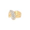 Vintage  ring in yellow gold and diamonds - 00pp thumbnail