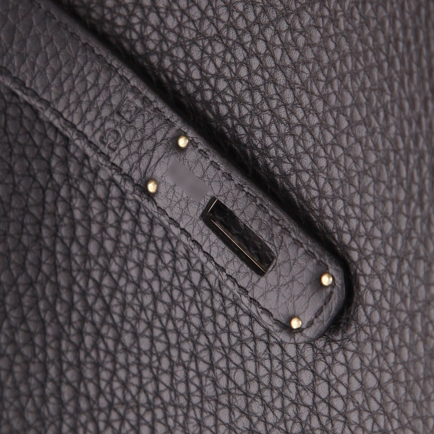 Borsa Hermès  Birkin 35 cm in pelle togo nera - Detail D4