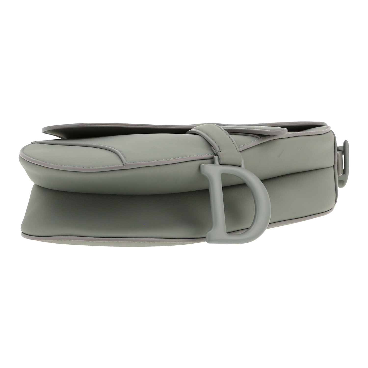 Borsa Dior  Saddle in pelle ultra mat grigia - Detail D1
