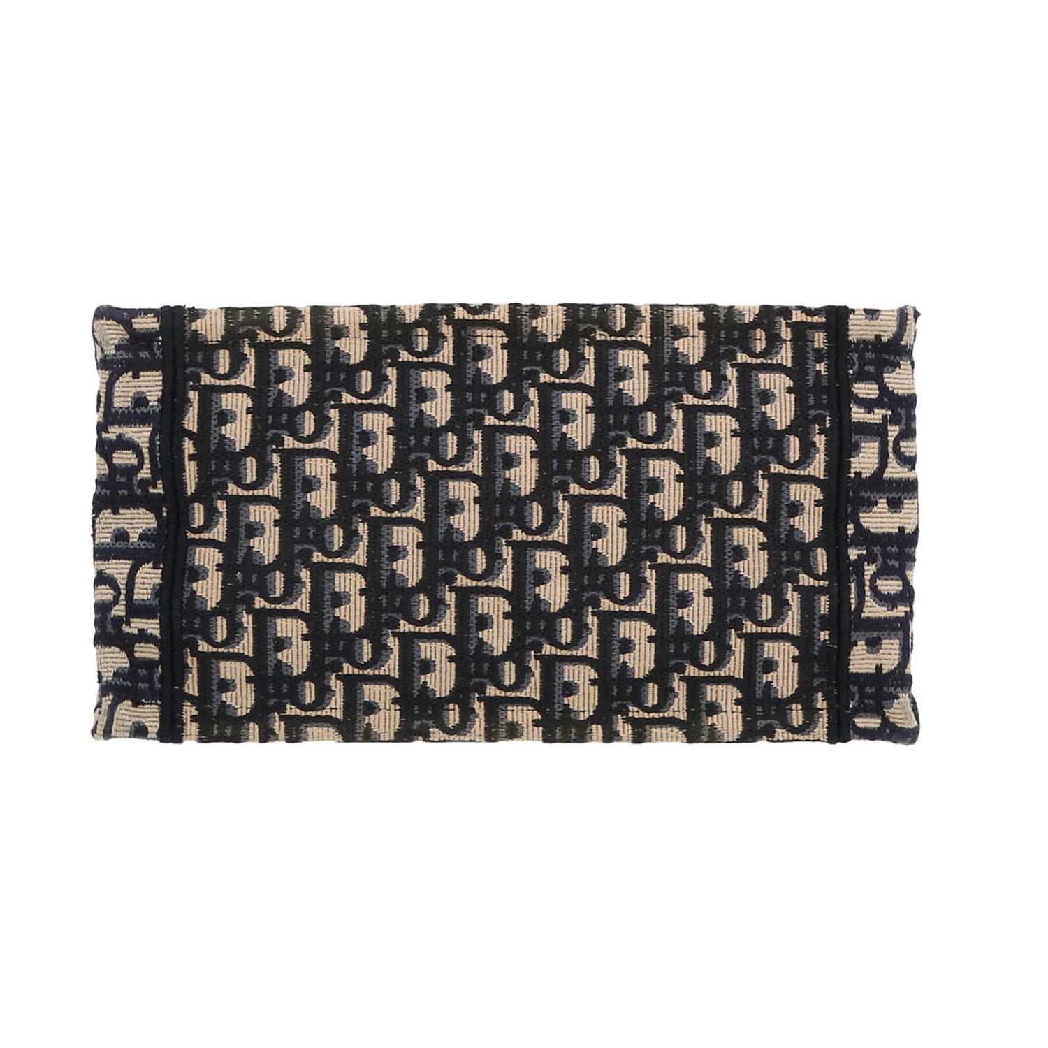 Shopping bag Dior  Book Tote modello piccolo  in tessuto a monogramma Oblique blu e beige - Detail D1