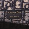 Dior  Book Tote shopping bag  in blue and beige monogram canvas Oblique - Detail D2 thumbnail