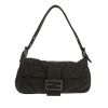 Bolso de mano Fendi  Baguette en lona gris - 360 thumbnail