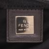 Bolso de mano Fendi  Baguette en lona gris - Detail D2 thumbnail