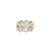 Bague bandeau Tiffany & Co et Jean Schlumberger studios Vigne en platine, or jaune et diamants - 360 thumbnail