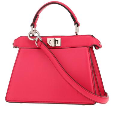 Fendi  Peekaboo ISeeU small model  shoulder bag  in pink leather