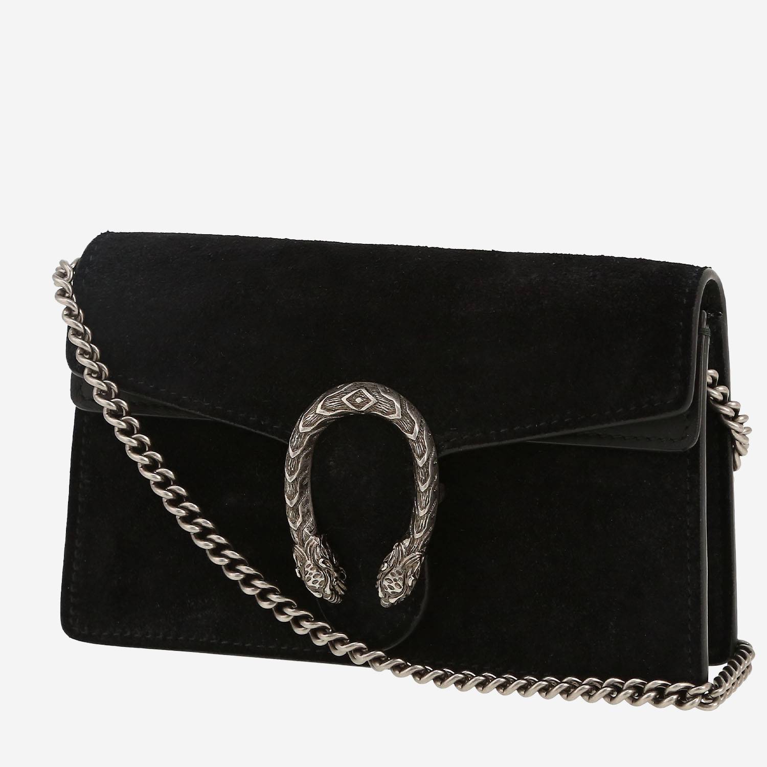 Bolso bandolera Gucci  Dionysus en Veau velours negro y cuero negro