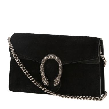 Bolso bandolera Gucci  Dionysus en Veau velours negro y cuero negro