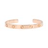 Bracelet ouvert Cartier Love ouvert en or rose, taille 17 - 00pp thumbnail