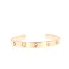 Bracelet ouvert Cartier Love ouvert en or rose, taille 17 - 360 thumbnail