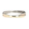 Cartier  bangle in pink gold, yellow gold and stainless steel - 360 thumbnail