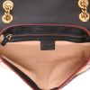 Bolso bandolera Gucci  GG Marmont en cuero acolchado negro y beige - Detail D3 thumbnail