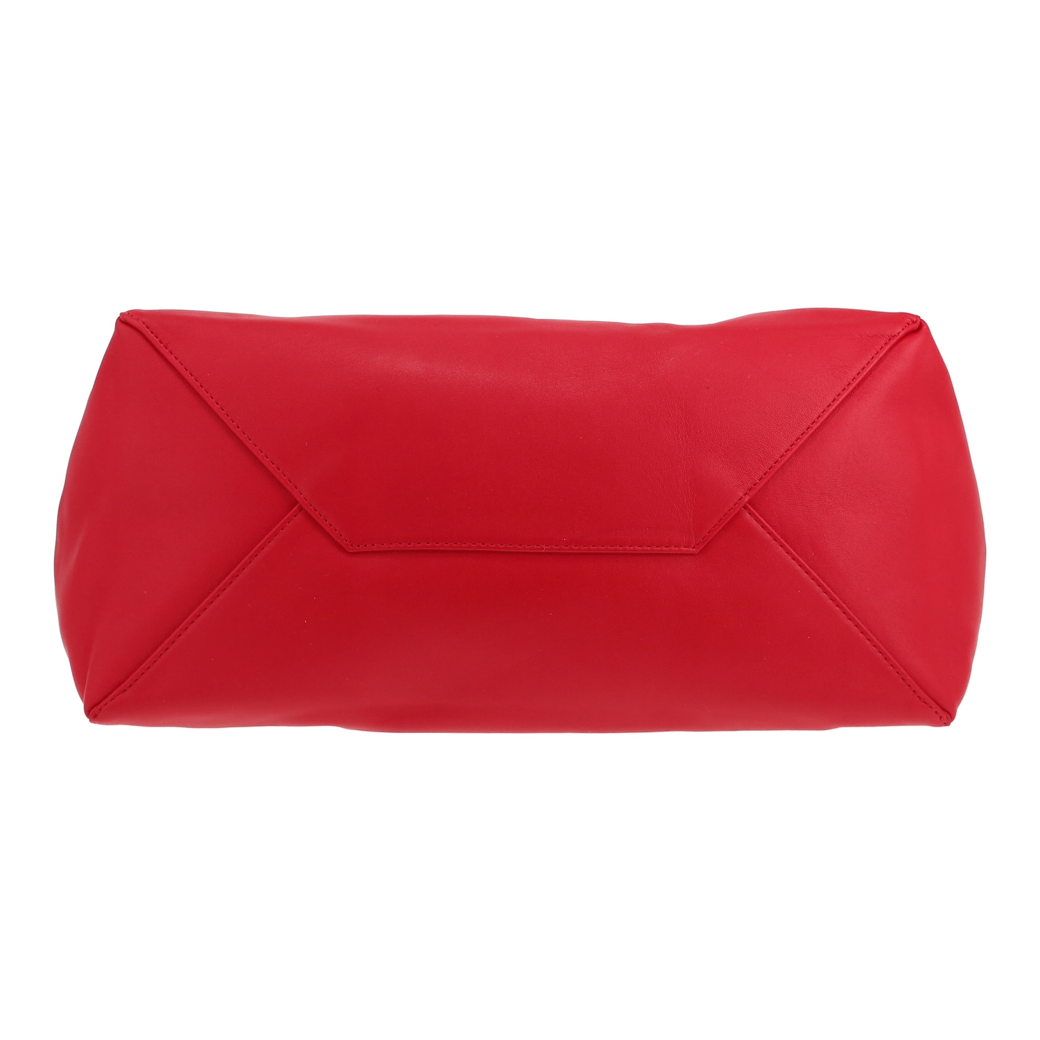 Celine   shopping bag  in red leather - Detail D1