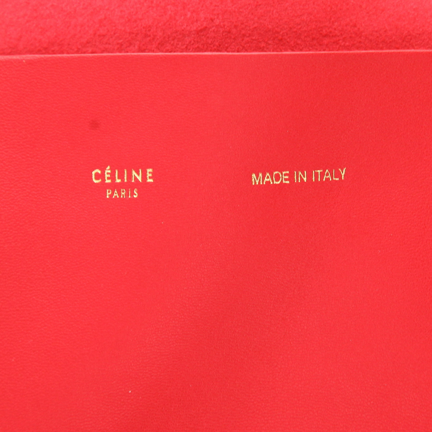 Shopping bag Celine   in pelle rossa - Detail D2