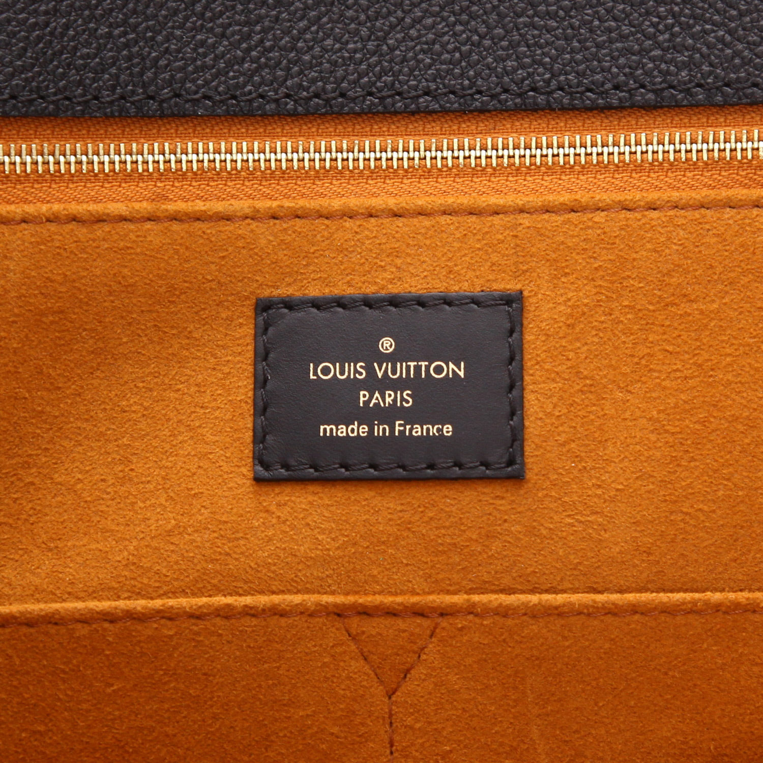 Bolso Cabás Louis Vuitton  Onthego modelo grande  en cuero monogram huella negro - Detail D2