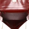 Hermès  Kelly 32 cm handbag  in red H box leather - Detail D4 thumbnail