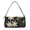 Fendi  Baguette handbag  in blue denim - Detail D4 thumbnail