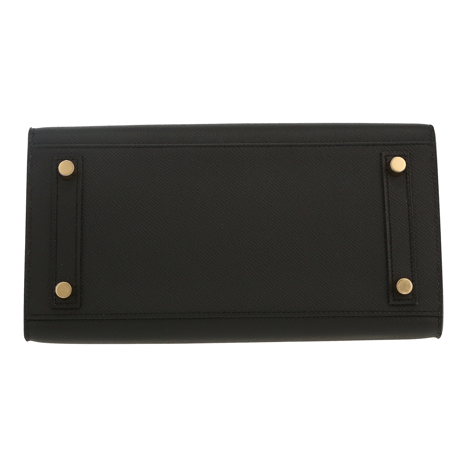 Sac à main Hermès  Birkin 25 cm en cuir noir - Detail D1