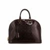 Bolso de mano Louis Vuitton  Alma en charol Monogram color berenjena - 360 thumbnail