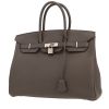 Bolso de mano Hermès  Birkin 35 cm en cuero togo Gris éléphant - 00pp thumbnail