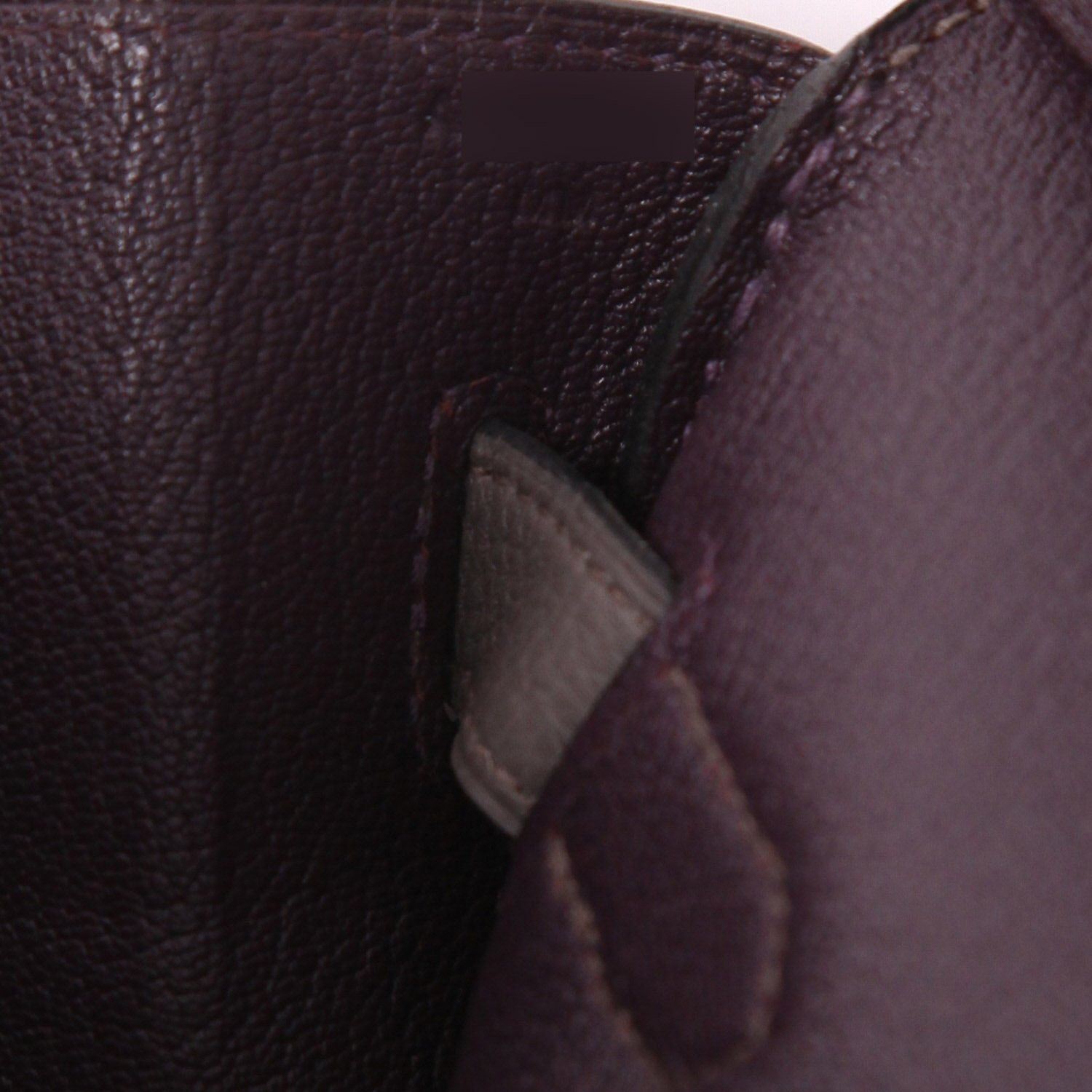 Borsa Hermès  Birkin 35 cm in pelle togo Gris éléphant - Detail D4
