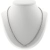 Half-articulated Perles de Diamants Cartier  necklace in white gold and diamonds - 360 thumbnail