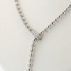 Half-articulated Cartier  necklace in white gold and diamonds - Detail D3 thumbnail