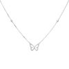 Collier Messika Butterfly en or blanc et diamants - 00pp thumbnail