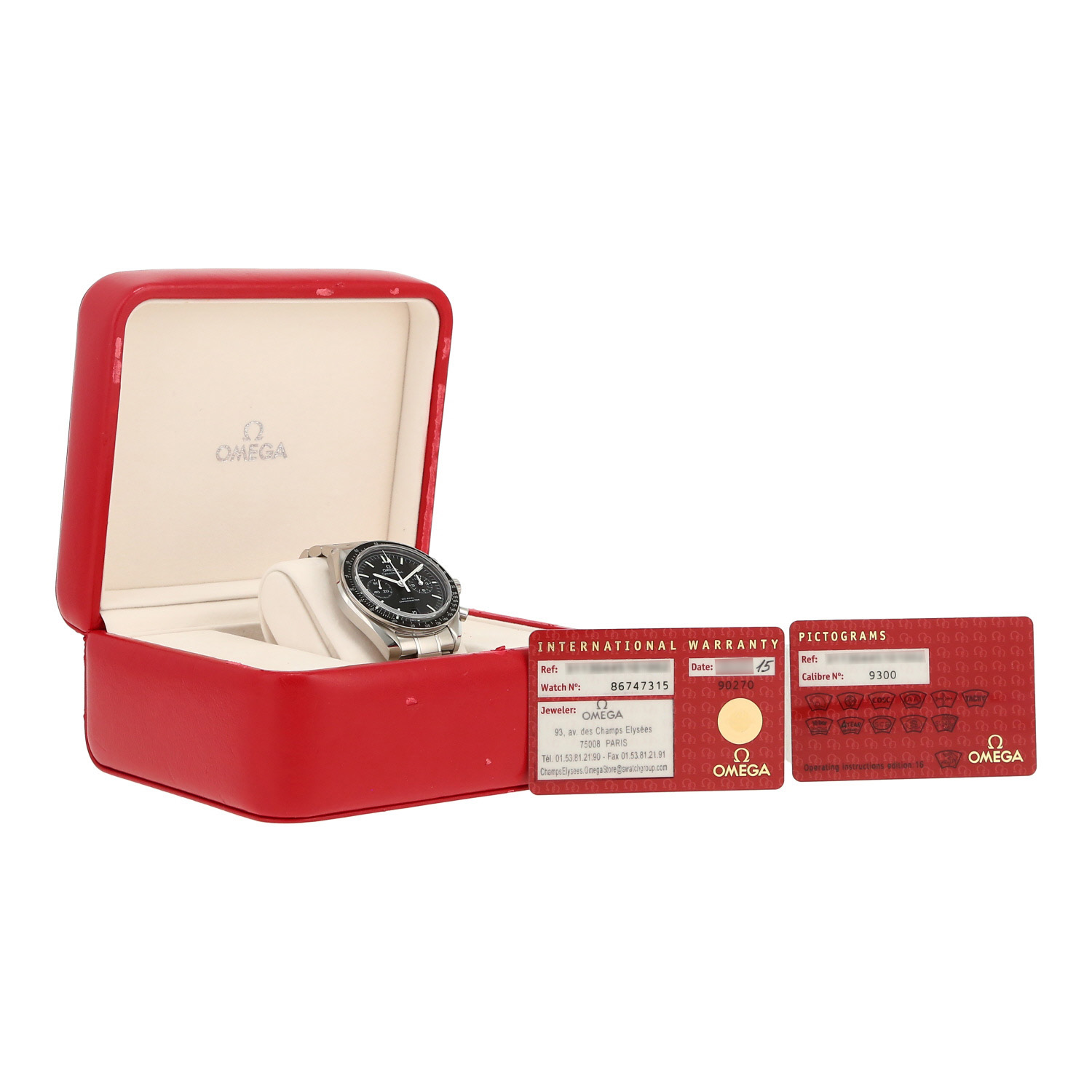 Omega Speedmaster  in stainless steel Ref: Omega - 311.30.44.51.01.002  Circa 2015 - Detail D2