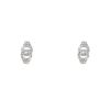 Paire de boucles d'oreilles Dinh Van Menottes R8 en or blanc et diamants - 00pp thumbnail