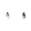 Paire de boucles d'oreilles Dinh Van Menottes R8 en or blanc et diamants - Detail D4 thumbnail