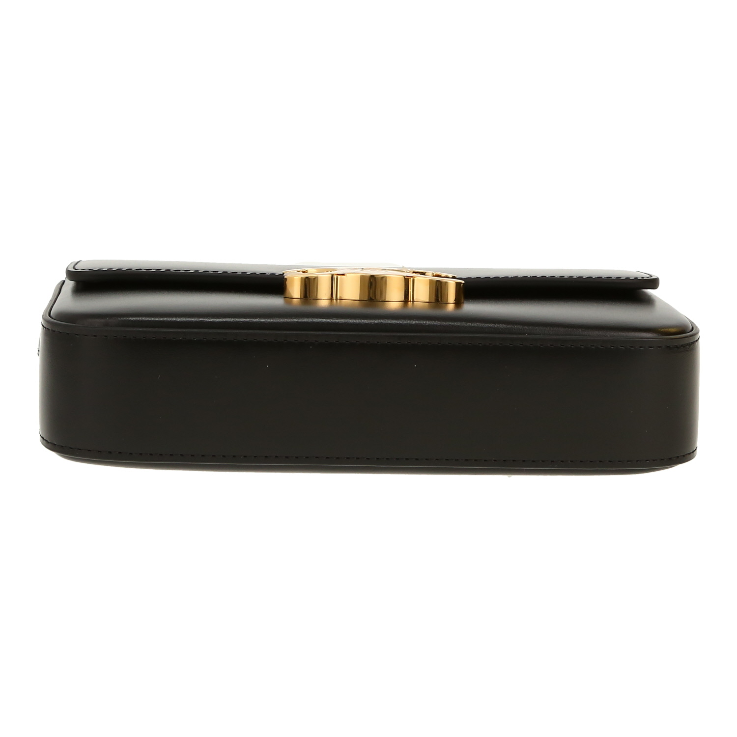 Bolso de mano Celine  Claude en cuero negro - Detail D1