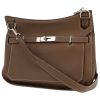 Borsa a tracolla Hermès  Jypsiere 28 cm in pelle togo etoupe - 00pp thumbnail