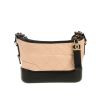 Borsa a tracolla Chanel  Gabrielle  modello piccolo  in pelle trapuntata beige e pelle nera - 360 thumbnail