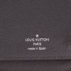 Billetera Louis Vuitton  Zippy en lona a cuadros gris Graphite - Detail D2 thumbnail