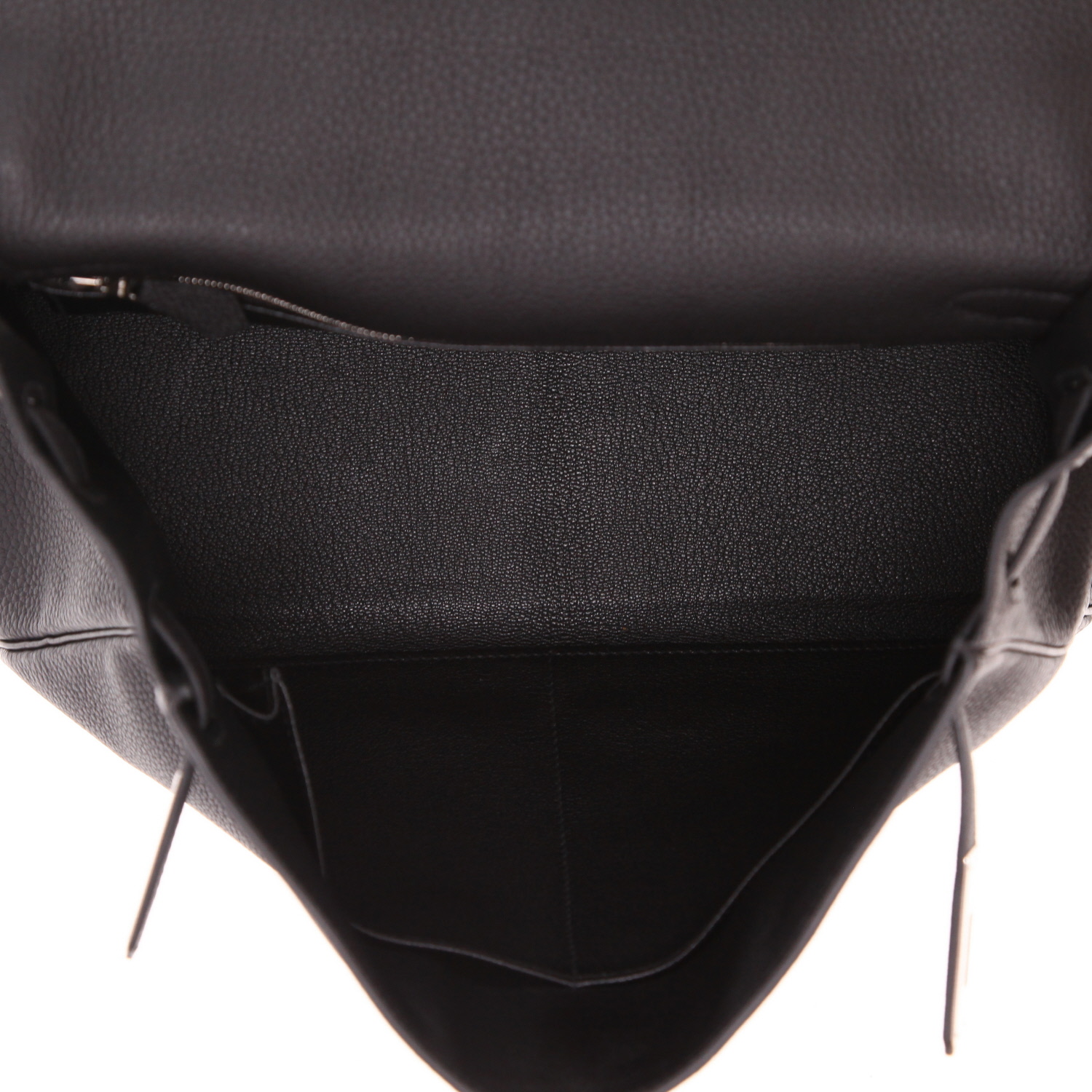 Sac à main Hermès  Kelly 32 cm en cuir togo noir - Detail D3