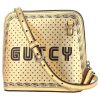 Bolso bandolera Gucci   en cuero dorado - 00pp thumbnail