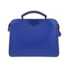 Bolso bandolera Fendi  Peekaboo ISeeU en cuero granulado azul - 360 thumbnail