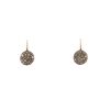 Pomellato Sabbia earrings in pink gold and brown diamonds - 360 thumbnail