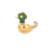 Broche Cartier  en or jaune, diamants et émail - 360 thumbnail