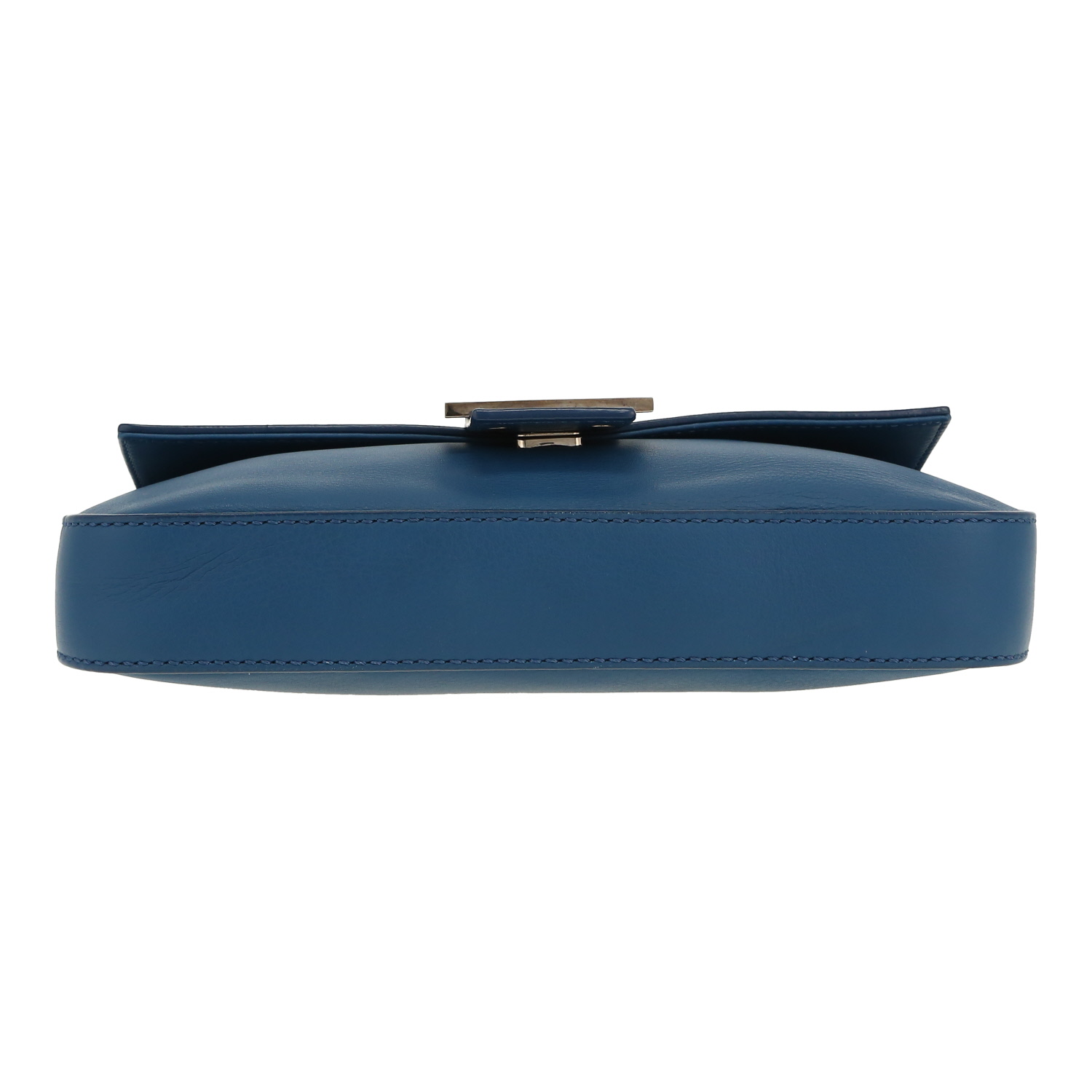 Sac à main Fendi  Baguette en cuir bleu - Detail D1