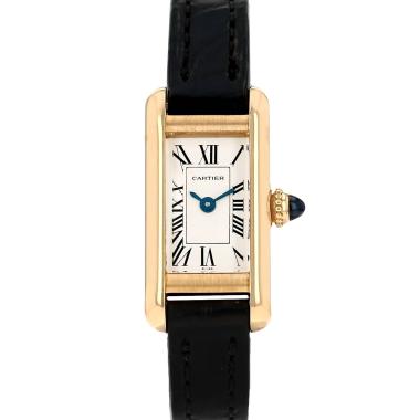 Reloj Cartier Mini Tank de oro amarillo Ref: Cartier - 1380  Circa 1990