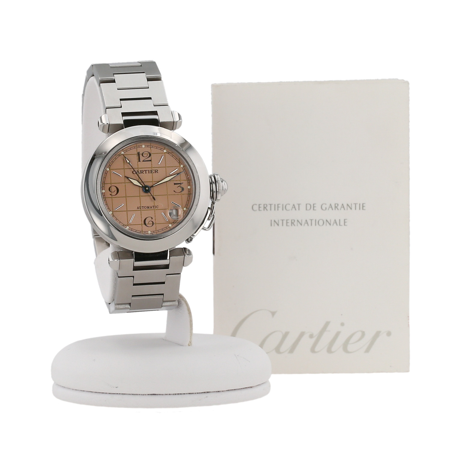 Cartier Pasha  in stainless steel Ref: Cartier - 2324  Circa 1998 - Detail D2