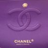 Chanel  Timeless Classic handbag  in purple quilted grained leather - Detail D2 thumbnail