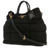 Prada   handbag  in black canvas  and black leather - 00pp thumbnail