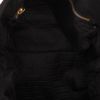 Prada   handbag  in black canvas  and black leather - Detail D3 thumbnail